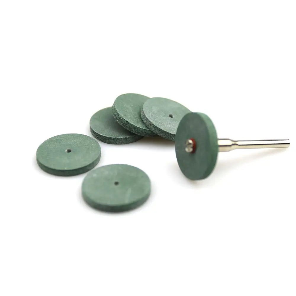 20 + 1 pieces 3mm Shaft Rubber Polishing Wheel for Metal Dental Finish Mini Drill Die Grinder Rotary Tools