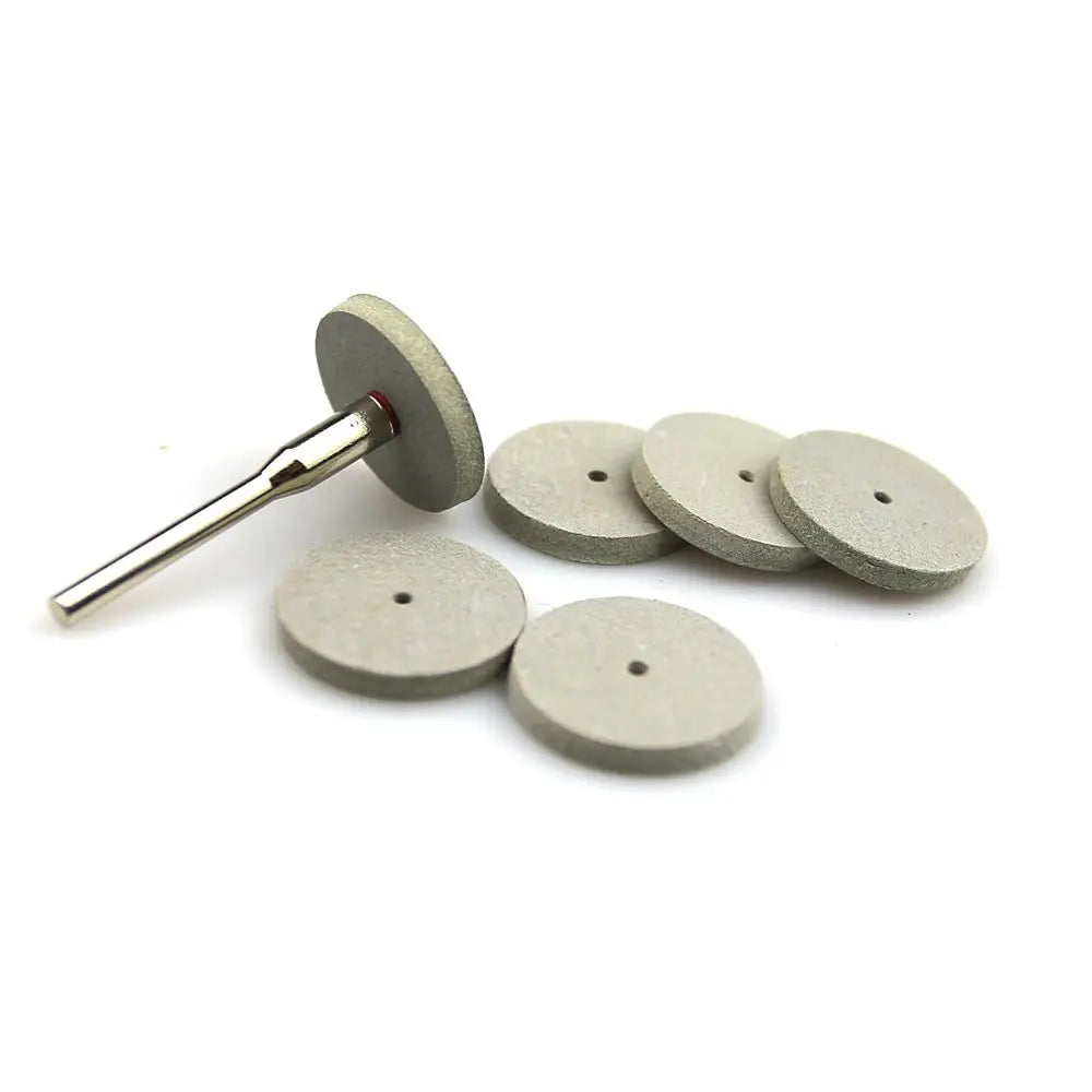 20 + 1 pieces 3mm Shaft Rubber Polishing Wheel for Metal Dental Finish Mini Drill Die Grinder Rotary Tools