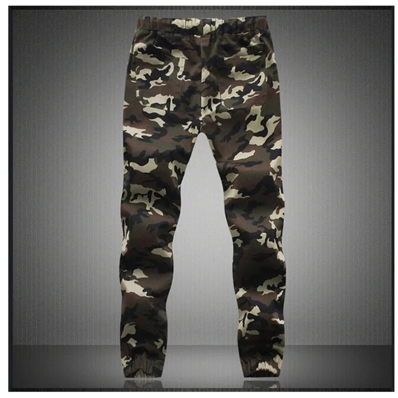 M-5XL 2024 Mens Boutique Autumn Pencil Harem Pants Men Camouflage Military Pants Loose Comfortable Cargo Trousers Camo Joggers