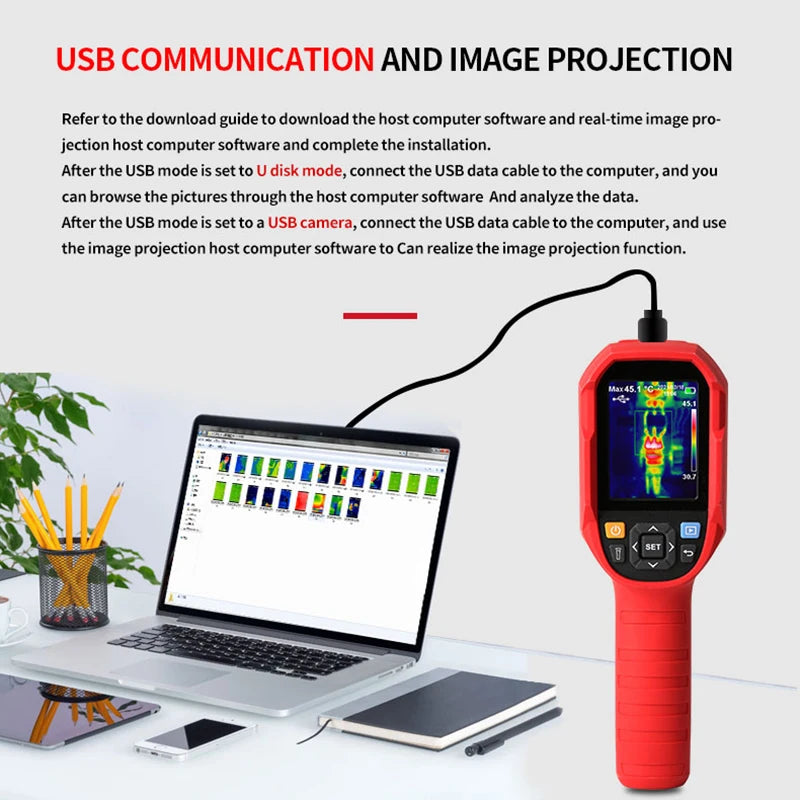 UNI-T UTi120B 10800 Pixel Infrared Thermal Imager For Repair USB Thermal Camera Thermovision Thermographic Camera