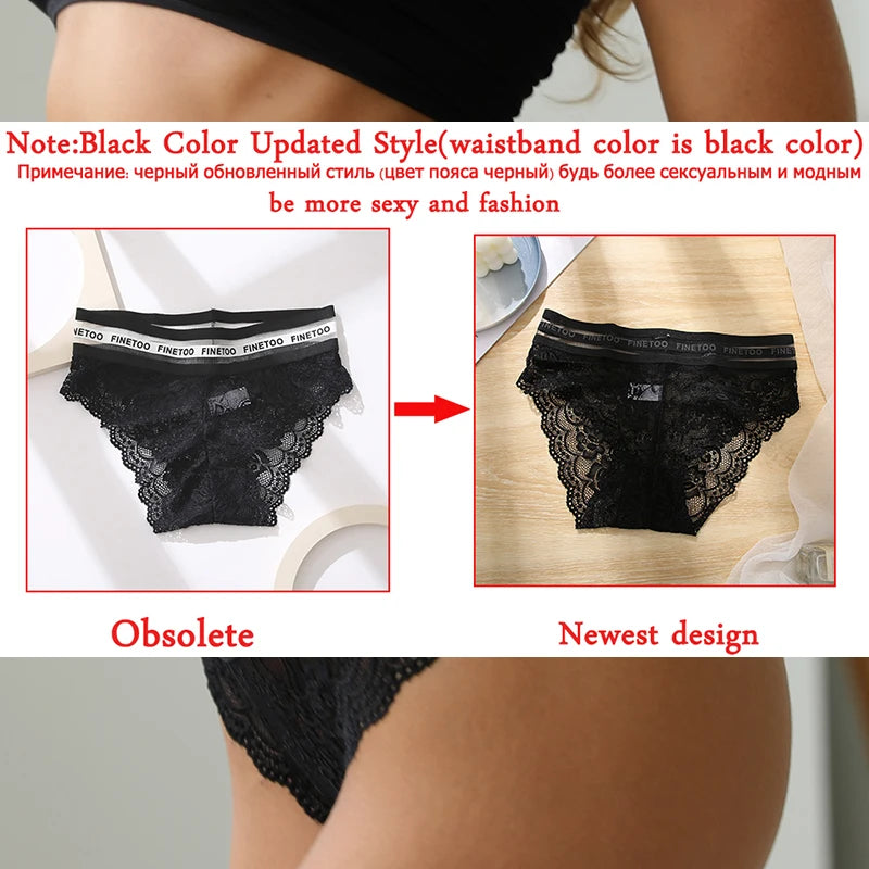 Women Sexy Mesh Lace Panties Female Low Waist Transprant Underwear Panty Girl Letter Belt Briefs Ladies L-XXL Intimates Lingerie