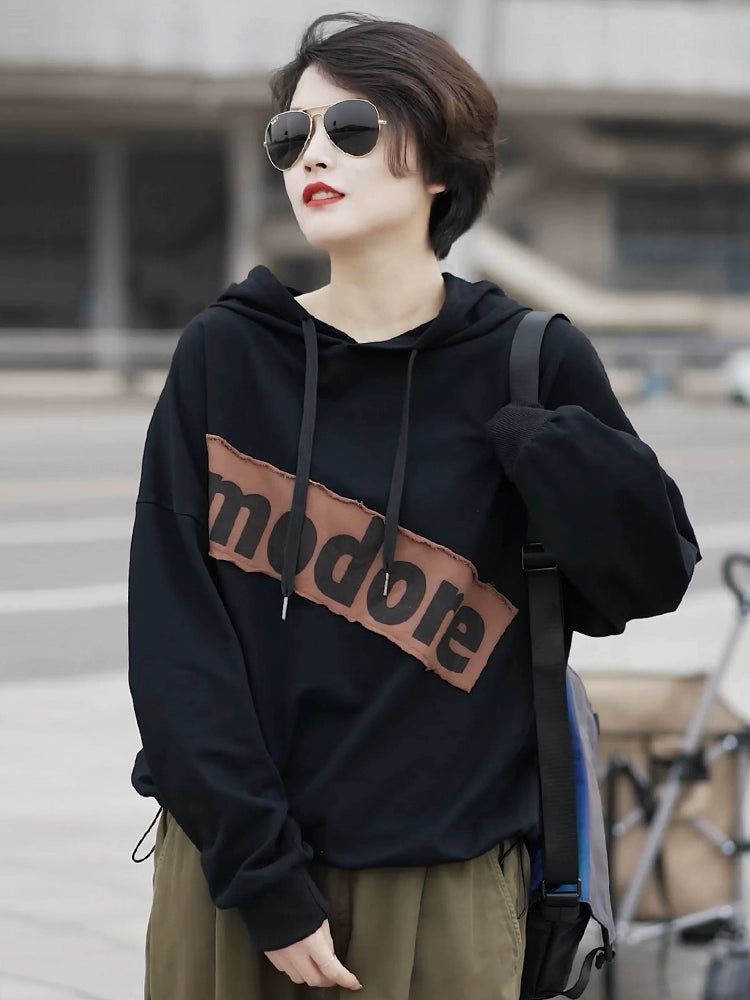 Fashion Spring and Autumn Trendy plus Size Loose-Fitting Casual Pullover