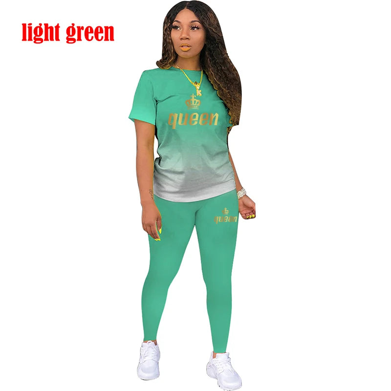 Women's Fashion Solid 2 Piece Set Jogging Suit Casual Summer Tracksuit Sportswear Sexy Outfits Short Suit