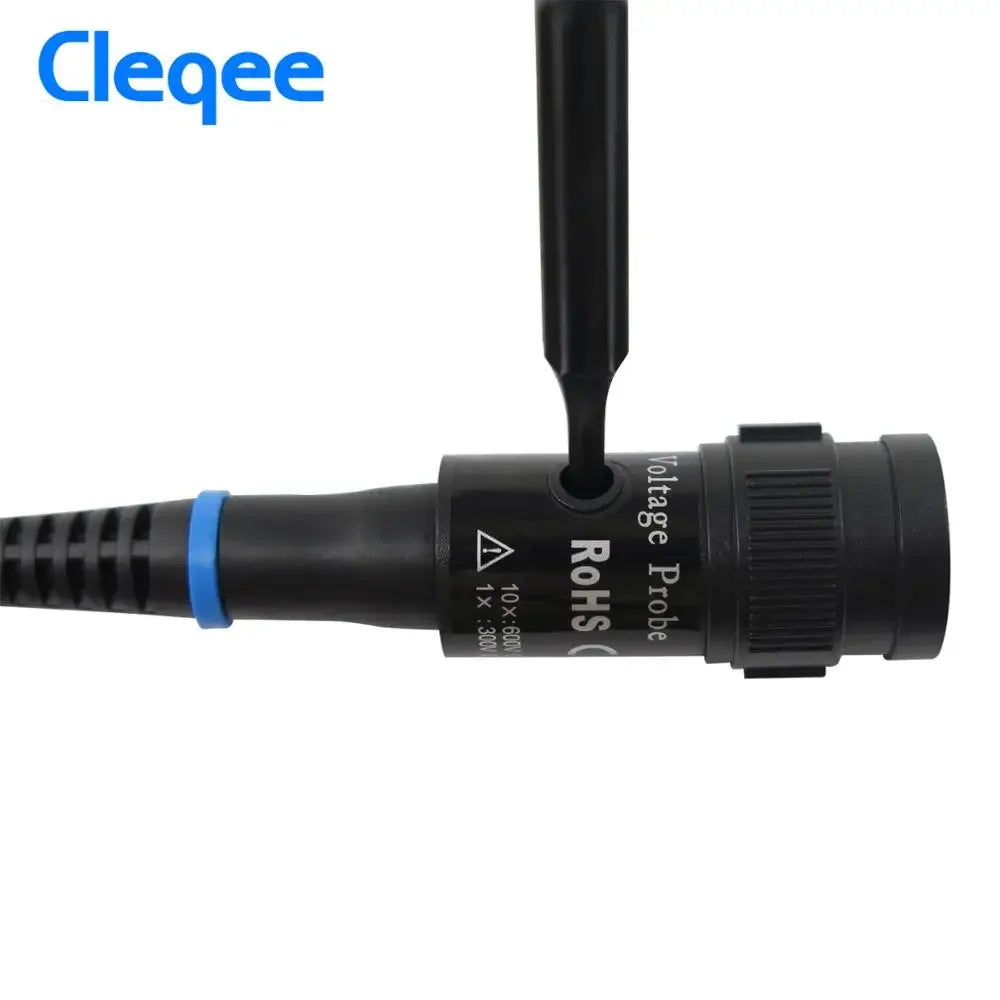 Cleqee P2000 Series Oscilloscope Probe 60MHz 100MHz 200MHz X1/X10 P2060 P2100 P2200 BNC Test Lead kit