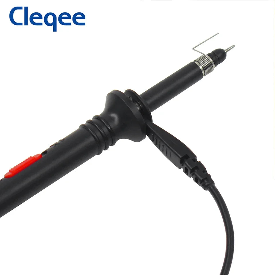 Cleqee P2000 Series Oscilloscope Probe 60MHz 100MHz 200MHz X1/X10 P2060 P2100 P2200 BNC Test Lead kit