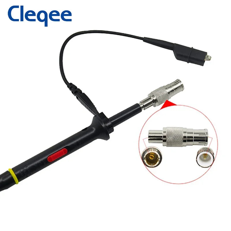 Cleqee P2000 Series Oscilloscope Probe 60MHz 100MHz 200MHz X1/X10 P2060 P2100 P2200 BNC Test Lead kit